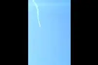 ببینید| لحظه سرنگونی پهپاد اسرائیلی در خمینی‌شهر