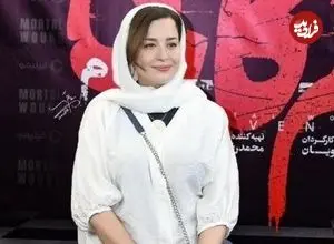 عکس| سفر زمان؛ «مهراوه شریفی‌نیا» با چادر سفید در «یک عاشقانه ساده»