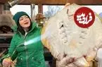 ببینید| غذای روستایی در اوکراین؛ برش ماهرانه سفره ماهی و پخت 3 نوع غذا با آن