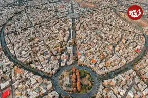 عکس| سفر زمان؛ منظرۀ «پشت‌بام‌های همدان» در دوران قاجار