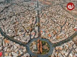 عکس| سفر زمان؛ منظرۀ «پشت‌بام‌های همدان» در دوران قاجار