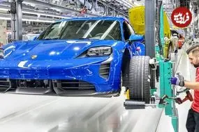 ببینید| چگونه پورشه تایکان قدرتمند در آلمان ساخته می شود؟