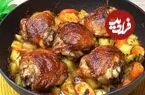 ببینید| طرز تهیه یک غذای آلمانی و فوری با 6 عدد ته ران مرغ و 4 عدد سیب زمینی