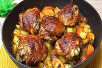 ببینید| طرز تهیه یک غذای آلمانی و فوری با 6 عدد ته ران مرغ و 4 عدد سیب زمینی