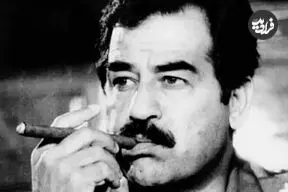 عکس| سفر به گذشته؛ «صدام حسین» در جوانی و در کنار دخترش «حلا»؛ اواخر دهه 50