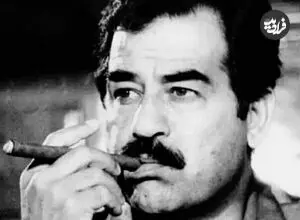 عکس| سفر به گذشته؛ «صدام حسین» در جوانی و در کنار دخترش «حلا»؛ اواخر دهه 50