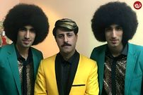 (تصاویر) تیپ و چهره تازه «رحمت الله امینی سریال پایتخت» در کنار علی اوجی