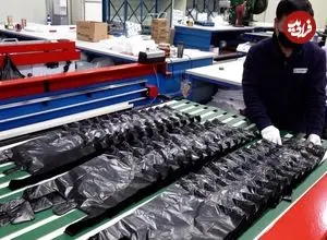 ببینید| چگونه کیسه های پلاستیکی در کارخانه ای در کره تولید می شوند؟