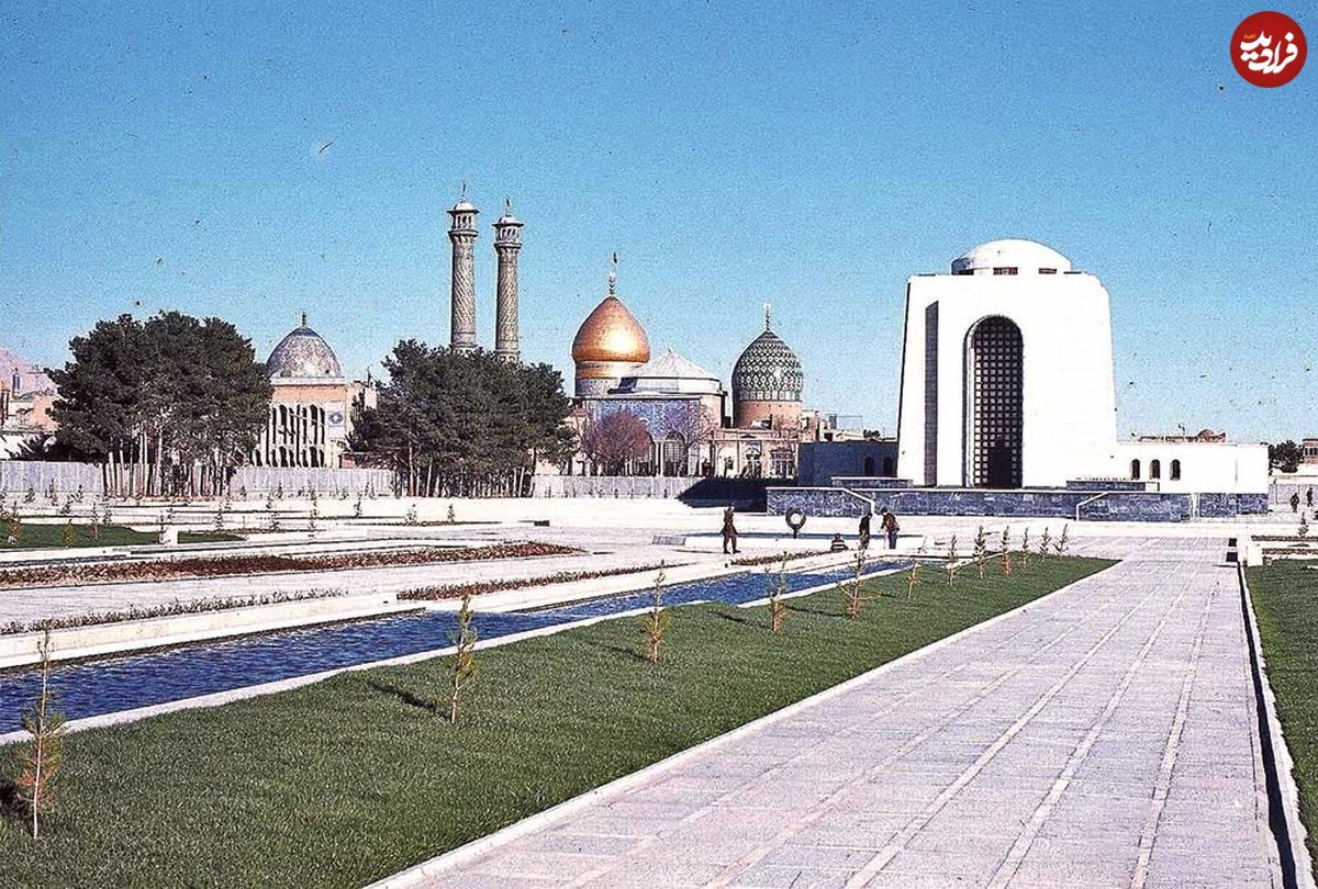 (عکس) سفر به تاریخ؛ نمای دیده‌نشده از حرم شاه‌عبدالعظیم و مقبرۀ رضاخان؛ 70 سال قبل