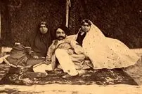 عکس؛ «ناصرالدین شاه، شمس‌الدوله و عالیه خانم» به سبک انیمه‌های استودیو جیبلی