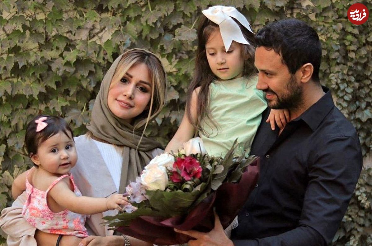 عکس؛ همسر شاهرخ استخری با انتشار عکس خانوادگی: «نذاریم حسرت شه»