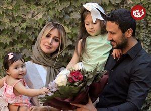 عکس؛ همسر شاهرخ استخری با انتشار عکس خانوادگی: «نذاریم حسرت شه»