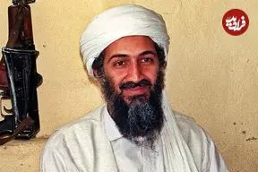 عکس| سفر در زمان؛ «اسامه بن لادن» در یک مصاحبه تلویزیونی در کابل؛ سال 1377