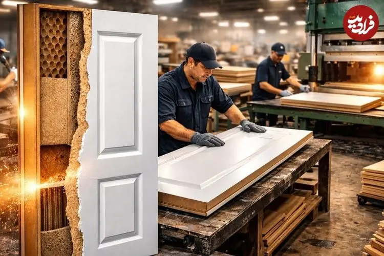 ببینید| مراحل صفر تا صد تولید درهای مدرن در پاکستان