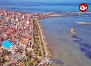 عکس| سفر زمان؛ نمای زیبایی از شهر «انزلی» در دوران ناصرالدین شاه