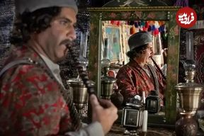 عکس؛ نگاهی به پشت صحنه سریال «سووشون»؛ هوتن شکیبا در نقش سرکرده ایل قشقایی 