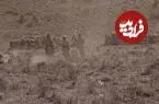 عکس| سفر زمان؛ مردان شیرازی در کنار بارهایشان در بیابان؛ 140 سال قبل