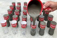 ببینید| نحوه ساخت یک گلدان ساده و ارزان با بطری نوشابه به روش یک استاد چینی