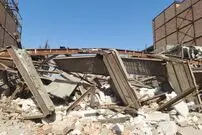 (ویدئو) ریزش چند ساختمان نیمه‌ساز در شهرک احمدیه تهران