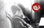 عکس| سفر زمان؛ تصویر رنگی‌شده چرت زدن نصرالله خان پشت دستگاه تلگراف؛ 132 سال قبل
