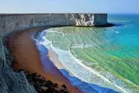 تصاویر| ساحل کمب چابهار ؛ تراس طبیعی رو به دریای عمان