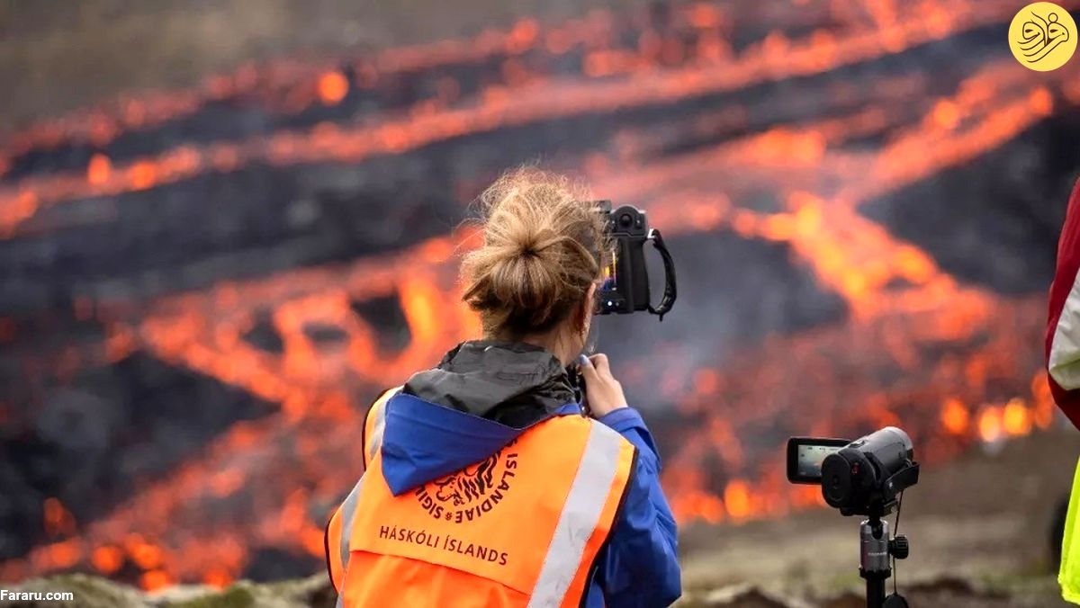 (ویدئو) ایسلند یک شهر را به دلیل خطر فوران آتشفشان تخلیه می‌کند