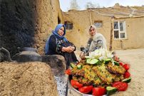 ببینید؛ غذای روستایی در افغانستان؛ پخت کوکوی سبزیجات