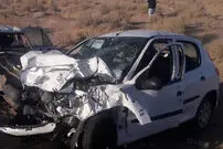 ( ویدیو) لحظه مرگبار سرشاخ شدن پژو ۲۰۶ با خودروی سواری در جاده تبریز - اردبیل به علت خواب‌آلودگی