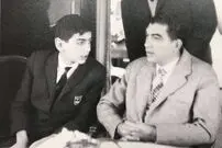 عکس؛ سفر در زمان؛ «اشرف در کنار برادر ناتنی اش غلامرضا پهلوی»؛ دهه 20