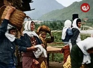 تصاویر| سفر به ایران قدیم؛ از «زن و شوهر تهرانی» تا «زنان مازندرانی»