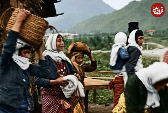 تصاویر| سفر به ایران قدیم؛ از «زن و شوهر تهرانی» تا «زنان مازندرانی»