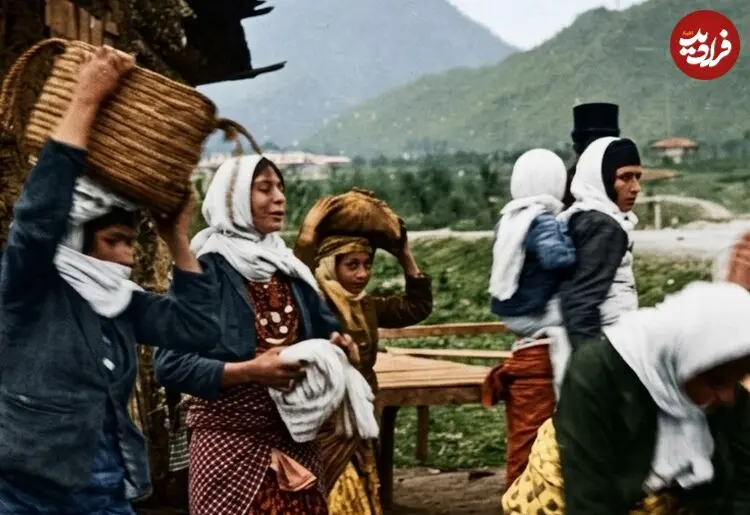 تصاویر| سفر به ایران قدیم؛ از «زن و شوهر تهرانی» تا «زنان مازندرانی»