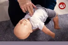 ببینید؛ لحظه‌ای طلایی برای نجات جان نوزاد هنگام خفگی