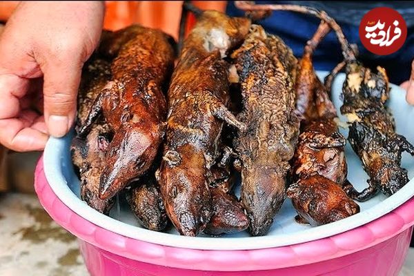 ببینید؛ غذای خیابانی در ویتنام؛ موش کبابی در بامبو در هانوی