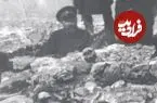 عکس| سفر زمان؛ مردان اروپایی در کنار اسکلت مردگان در «برج خاموشان» شهرری؛ دوران قاجار