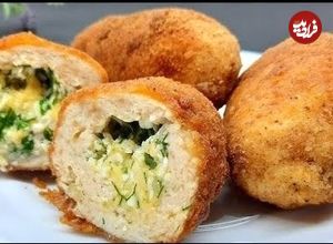 (ویدئو) طرز تهیه یک غذای روسی خوشمزه با گوشت مرغ