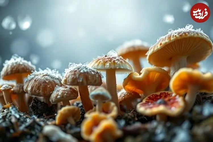 این قارچ جادویی آب را تبدیل به یخ می‌کند