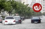 ببینید؛ باران شدید بندرانزلی را زیر آب برد؛ آبگرفتگی ۳۵ خانه