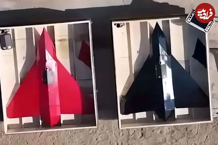 ببینید| پهپاد رادارگریز حدید ۱۱۰ با موتور جت وارد میدان نبرد می شود