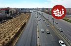 عکس؛ سفر در زمان؛ «اتوبان تهران-کرج» در دهه 40 هجری شمسی