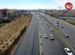 عکس؛ سفر در زمان؛ «اتوبان تهران-کرج» در دهه 40 هجری شمسی