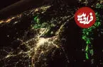 ببینید| درخشش شهرها در شب از ایستگاه فضایی