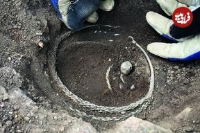 گنج وایکینگی با سکه‌هایی از «ایران» از زیر خاک بیرون آمد