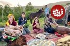 ببینید؛ غذای روستایی در گیلان؛ پخت چلو مرغ محلی روی هیزم 