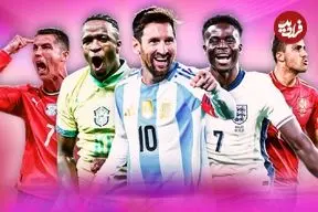 تصاویر؛ پیش‌بینی ابرکامپیوتر از شانس تیم‌ها برای قهرمانی در جام جهانی ۲۰۲۶ + وضعیت ایران