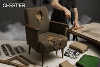 ببینید؛ مراحل دیدنی بازسازی یک مبل قدیمی تولید شده در سال 1976 