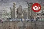 عکس| سفر زمان؛ منظرۀ «تخت جمشید» بعد از شروع حفاری‌های باستان‌شناسی؛ 90 سال قبل