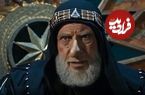 عکس| سفر به تاریخ؛ رنگ کردن ریش «عبدالله بن زبیر» در پشت‌صحنه سریال «مختارنامه»