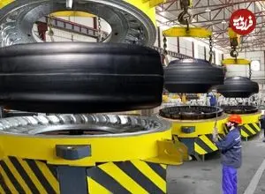 ببینید| لاستیک هواپیما چگونه در آمریکا ساخته می شود؟