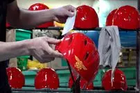 ببینید| مراحل دیدنی تولید کلاه ایمنی در یک کارخانه در کره جنوبی